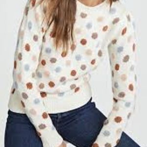 LA VIE REBECA TAYLOR JACQUARD SWEATER
